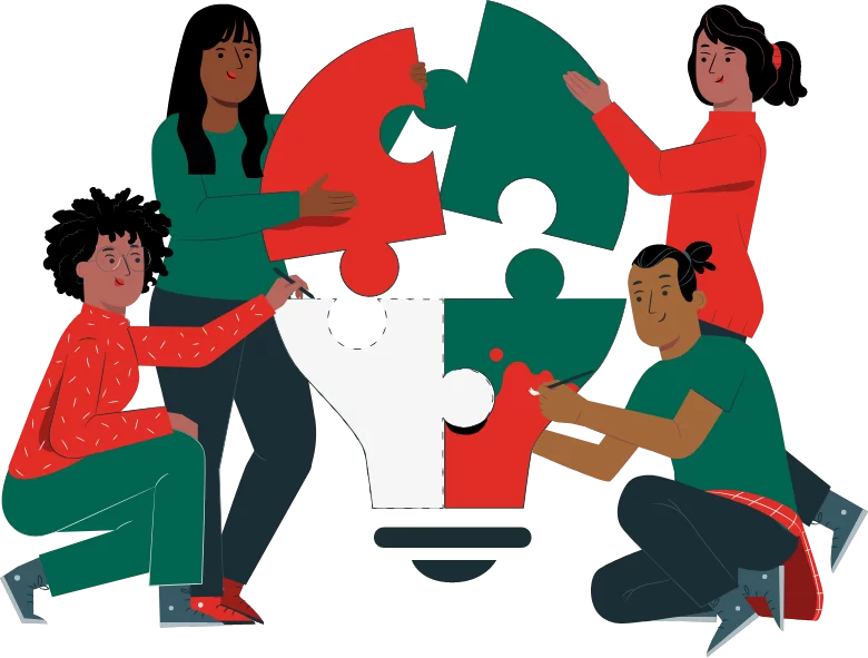 People working as a team vectors | Rubis Energy Uganda guiding principles